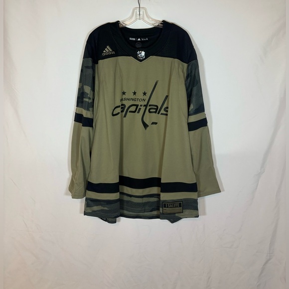 Adidas Washington Capitals Military Appreciation Salute To Service Jersey - Picture 1 of 6